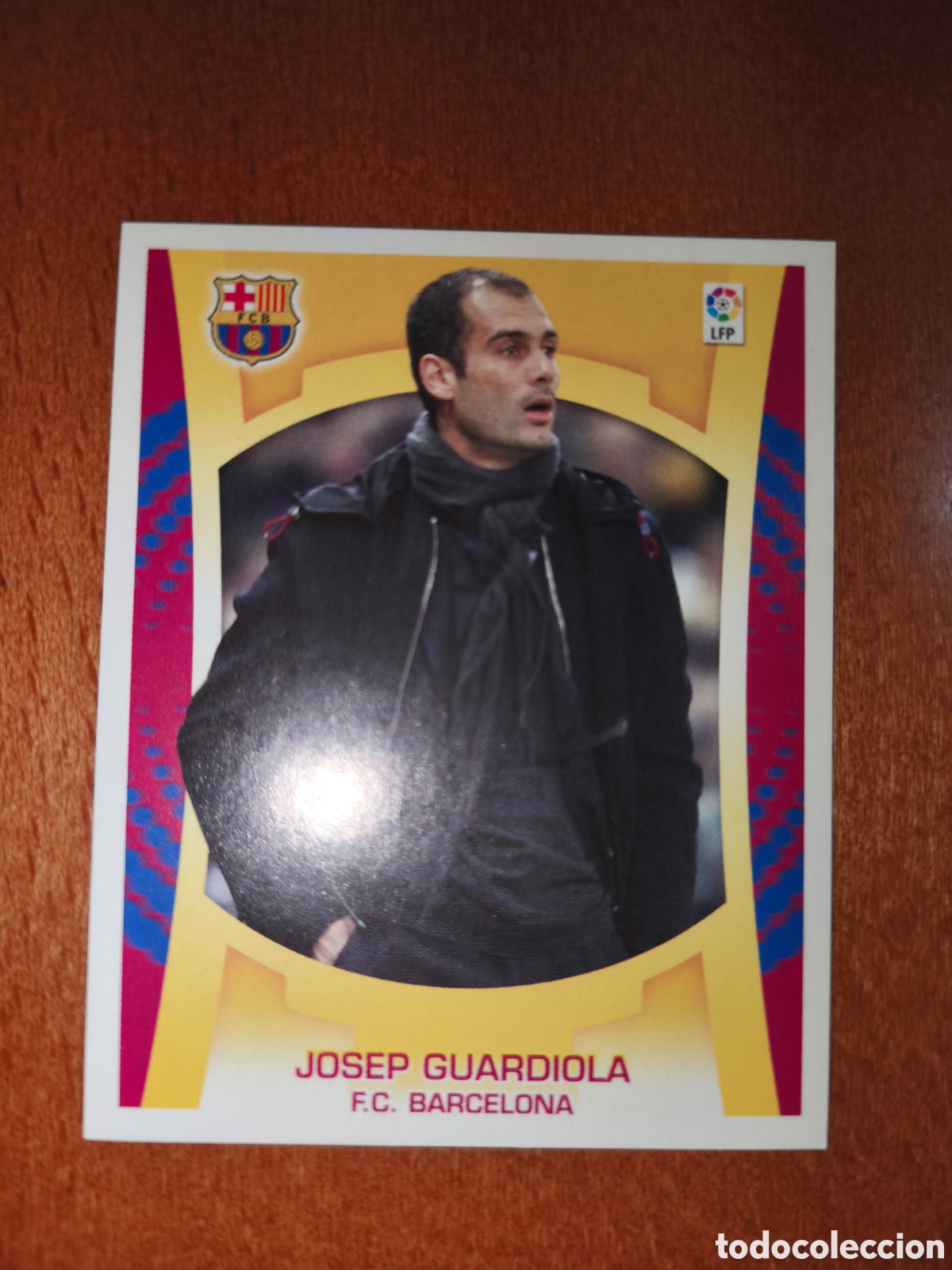Cromos de f&uacute;tbol: Josep Guardiola liga este 09/10 Barcelona