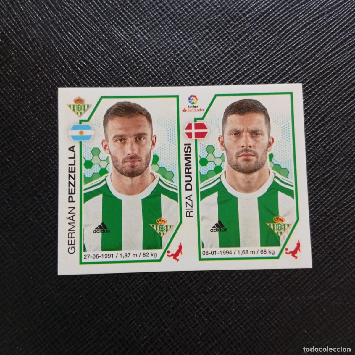 Cromos de f&uacute;tbol: 145 PEZELLA DURMISI REAL BETIS PANINI 2016 2017 CROMO 16 17 FUTBOL - SIN PEGAR - A215 PG14