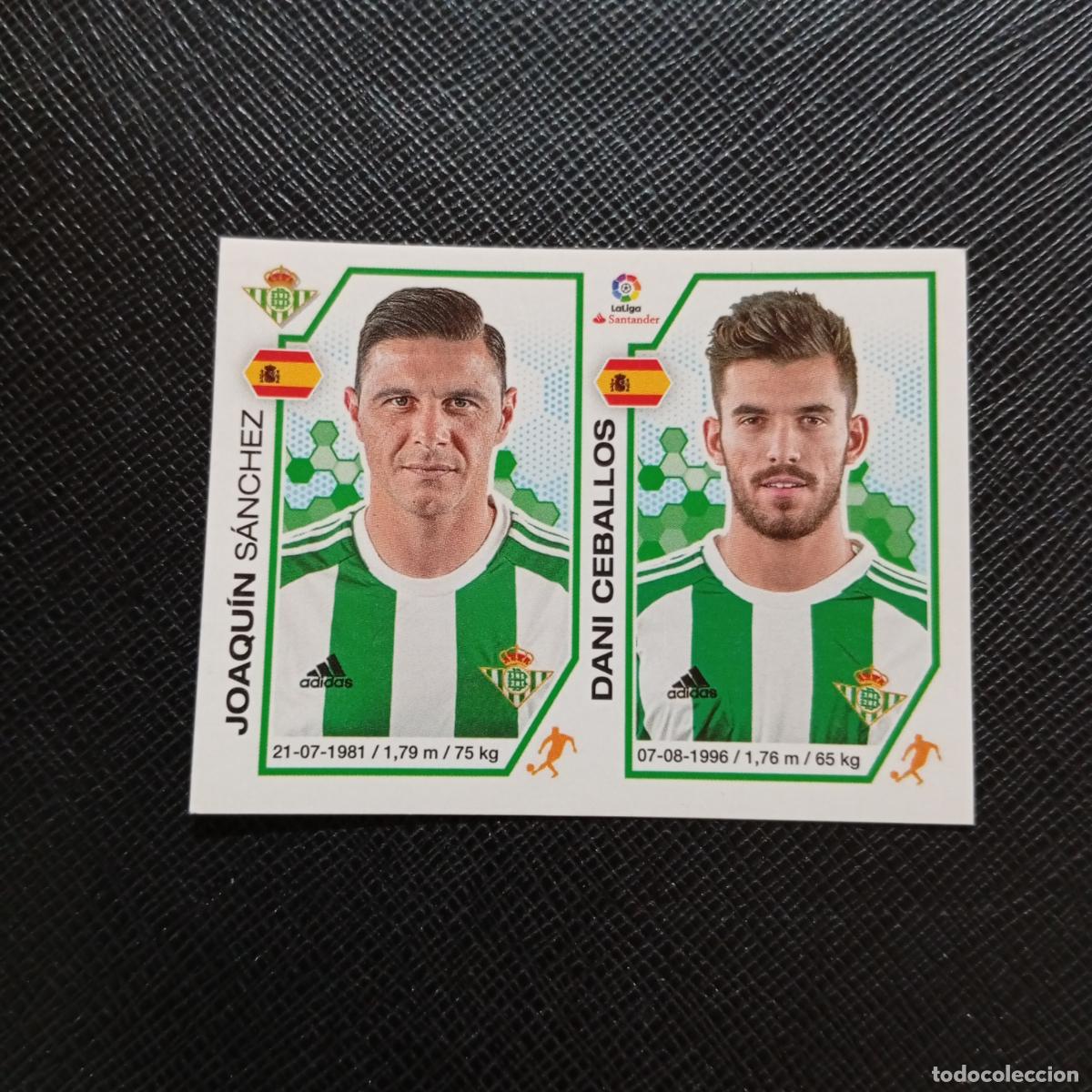 Cromos de f&uacute;tbol: 147 JOAQUIN DANI CEBALLOS REAL BETIS PANINI 2016 2017 CROMO 16 17 FUTBOL - SIN PEGAR - A215 PG14
