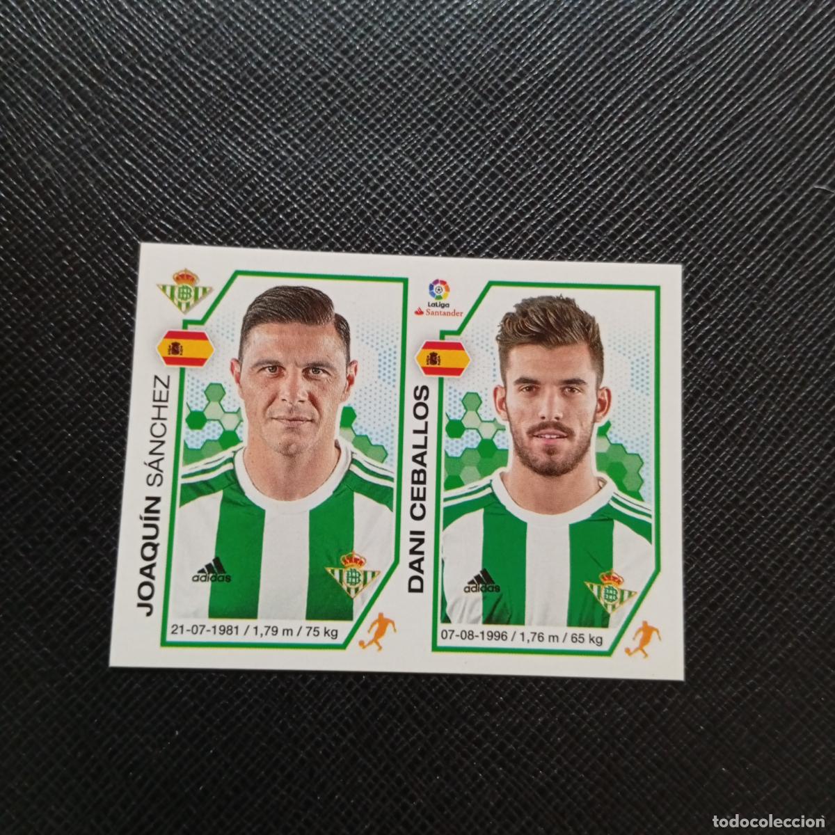 Cromos de f&uacute;tbol: 147 JOAQUIN DANI CEBALLOS REAL BETIS PANINI 2016 2017 CROMO 16 17 FUTBOL - SIN PEGAR - A215 PG14