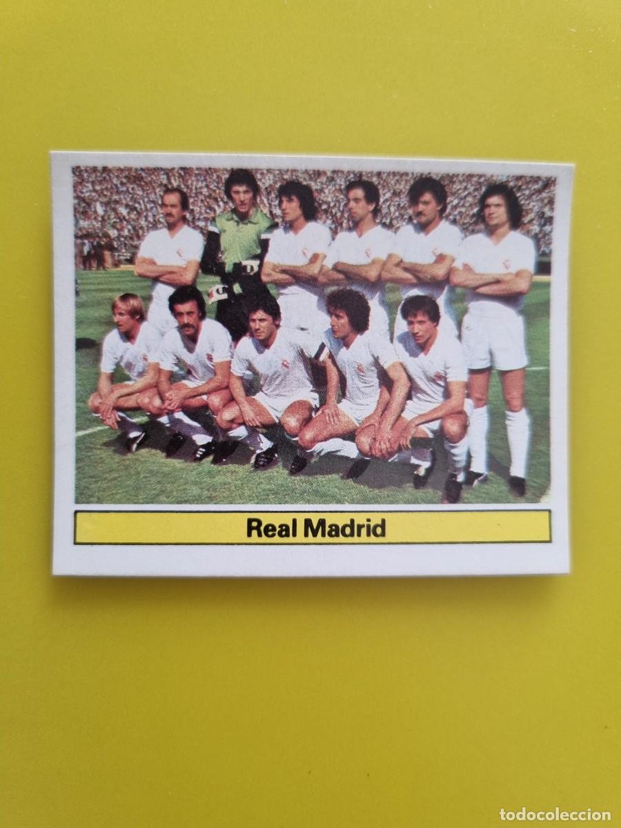 Cromos de f&uacute;tbol: CROMO FUTBOL LIGA ESTE 81 82 1981 1982 NUNCA PEGADO SIN PEGAR ALINEACION REAL MADRID AR926