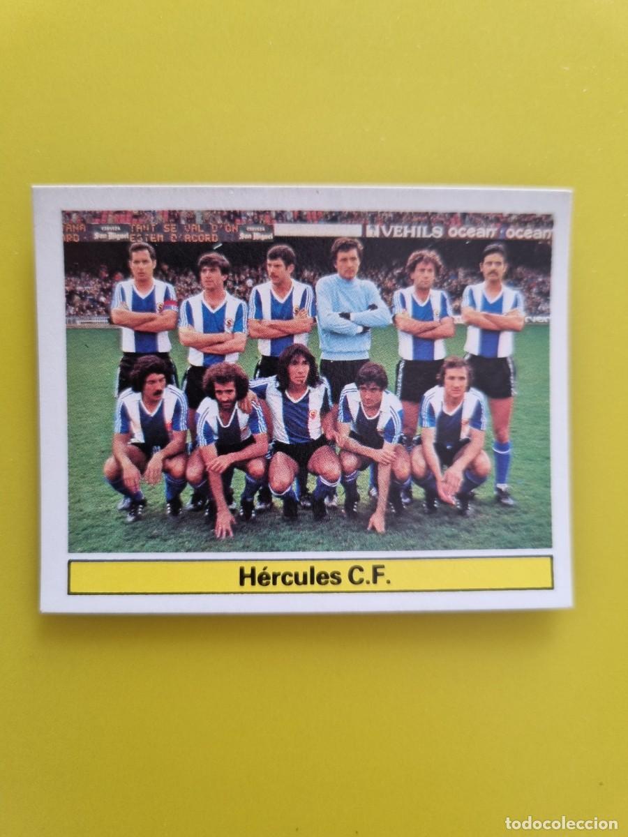 Cromos de f&uacute;tbol: CROMO FUTBOL LIGA ESTE 81 82 1981 1982 NUNCA PEGADO SIN PEGAR ALINEACION HERCULES CF AR926