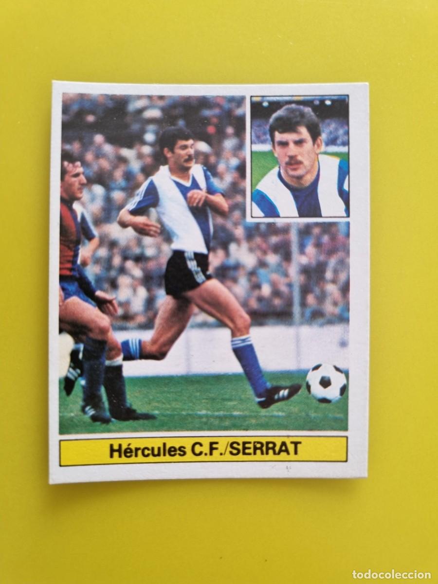 Cromos de f&uacute;tbol: CROMO FUTBOL LIGA ESTE 81 82 1981 1982 NUNCA PEGADO SIN PEGAR SERRAT HERCULES CF AR926