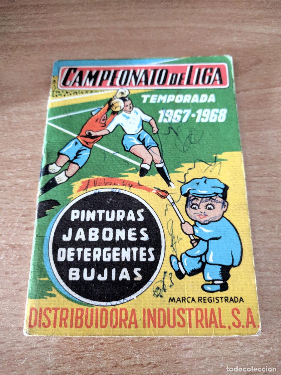 Cromos de f&uacute;tbol: Cartilla del Campeonato de Liga 1967-1968
