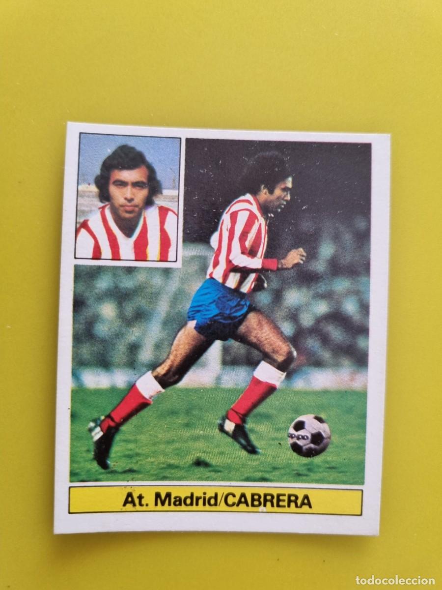Cromos de f&uacute;tbol: CROMO FUTBOL LIGA ESTE 81 82 1981 1982 NUNCA PEGADO SIN PEGAR CABRERA AT DE MADRID AR926