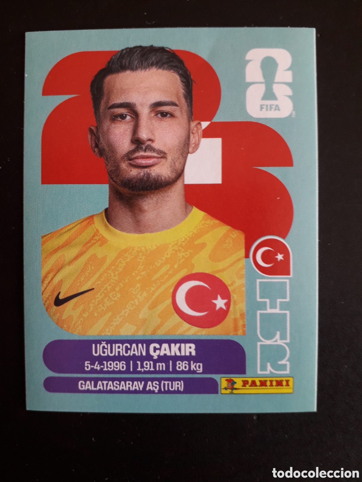 Figurine di Calcio: &Ccedil;AKIR TURQU&Iacute;A TUR 2 MUNDIAL F&Uacute;TBOL 2026 FIFA WORLD CUP PANINI SIN PEGAR PEDIDO M&Iacute;NIMO 3&euro;