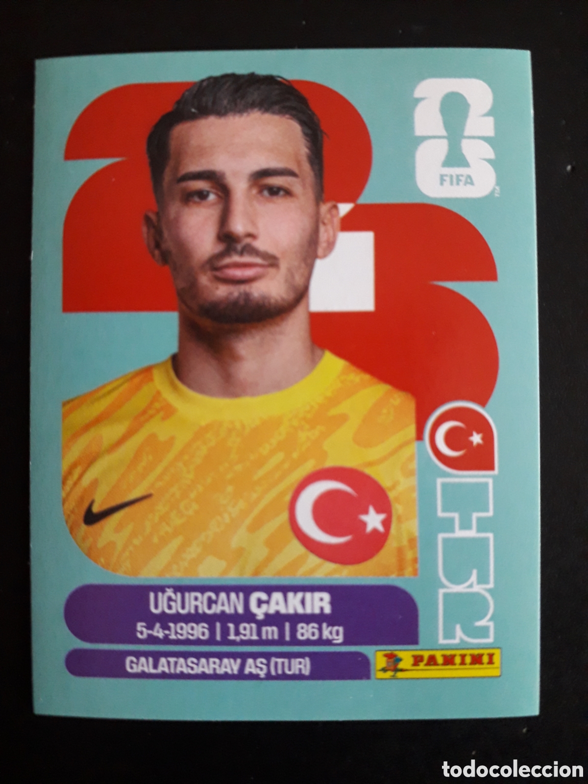 Cromos de f&uacute;tbol: &Ccedil;AKIR TURQU&Iacute;A TUR 2 MUNDIAL F&Uacute;TBOL 2026 FIFA WORLD CUP PANINI SIN PEGAR PEDIDO M&Iacute;NIMO 3&euro;