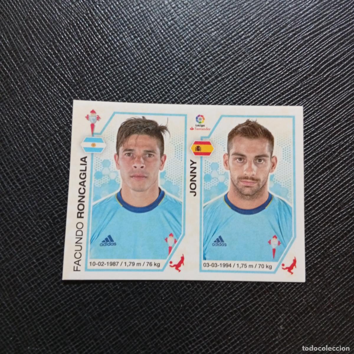 Cromos de f&uacute;tbol: 151 CONCAGLIA JONNY CELTA PANINI 2016 2017 CROMO 16 17 FUTBOL - SIN PEGAR - A215 PG15