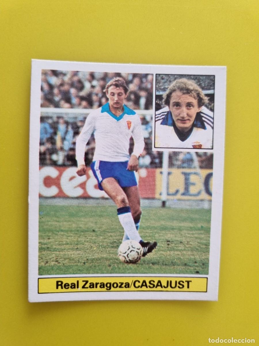 Cromos de f&uacute;tbol: CROMO FUTBOL LIGA ESTE 81 82 1981 1982 NUNCA PEGADO SIN PEGAR CASAJUST REAL ZARAGOZA AR926