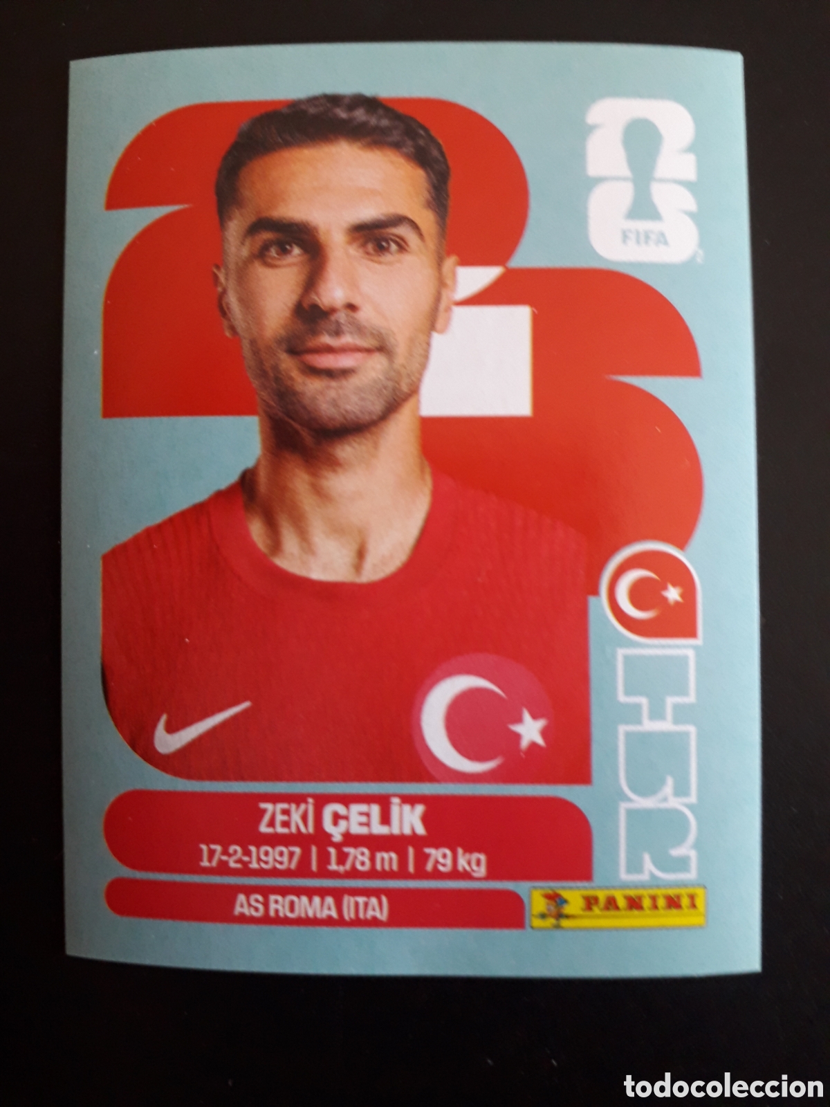 Cromos de f&uacute;tbol: &Ccedil;ELIK TURQU&Iacute;A TUR 4 MUNDIAL F&Uacute;TBOL 2026 FIFA WORLD CUP PANINI SIN PEGAR PEDIDO M&Iacute;NIMO 3&euro;