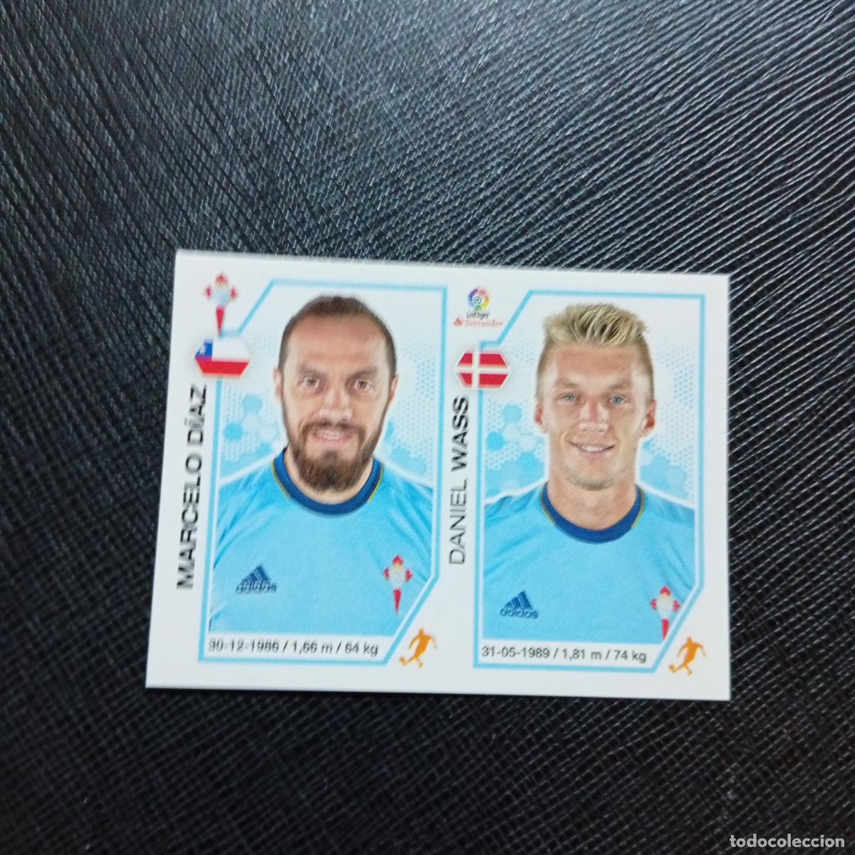 Cromos de f&uacute;tbol: 152 MARCELO DIAZ WASS CELTA PANINI 2016 2017 CROMO 16 17 FUTBOL - SIN PEGAR - A215 PG15
