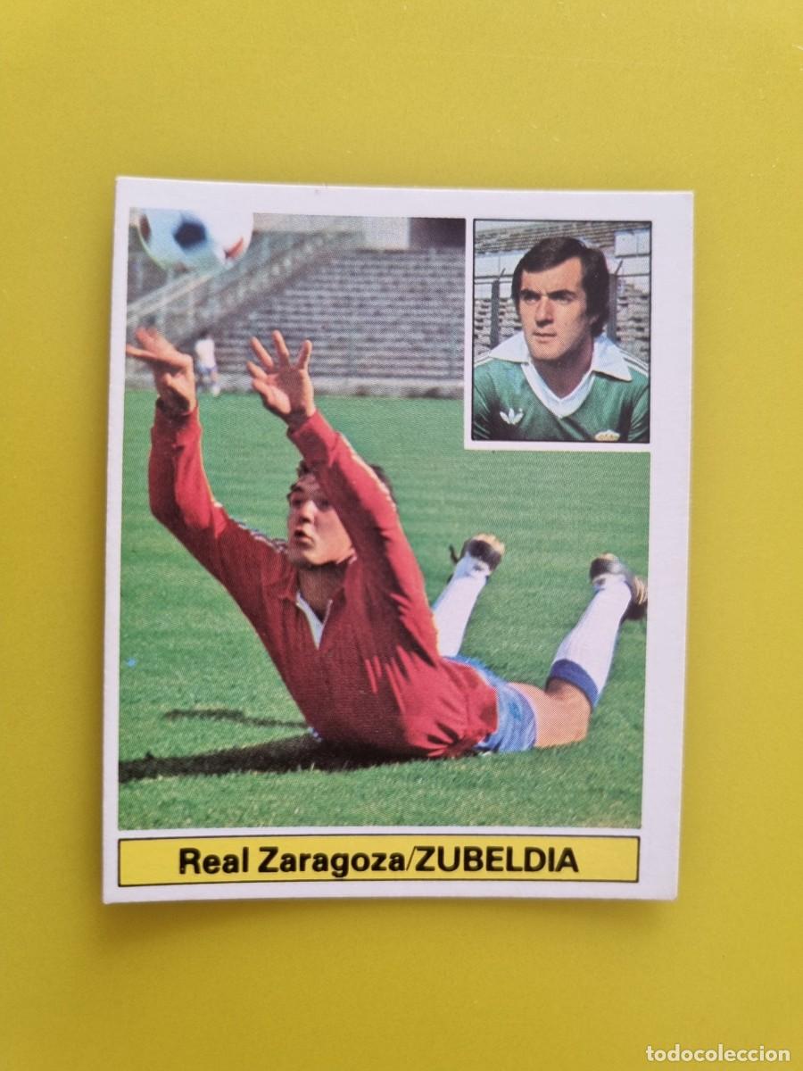 Cromos de f&uacute;tbol: CROMO FUTBOL LIGA ESTE 81 82 1981 1982 NUNCA PEGADO SIN PEGAR ZUBELDIA REAL ZARAGOZA AR926