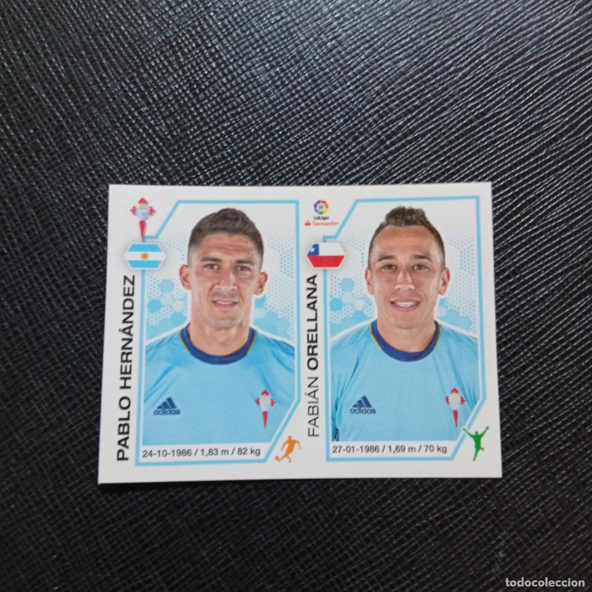 Cromos de f&uacute;tbol: 153 PABLO HERNANDEZ ORELLANA CELTA PANINI 2016 2017 CROMO 16 17 FUTBOL - SIN PEGAR - A215 PG16