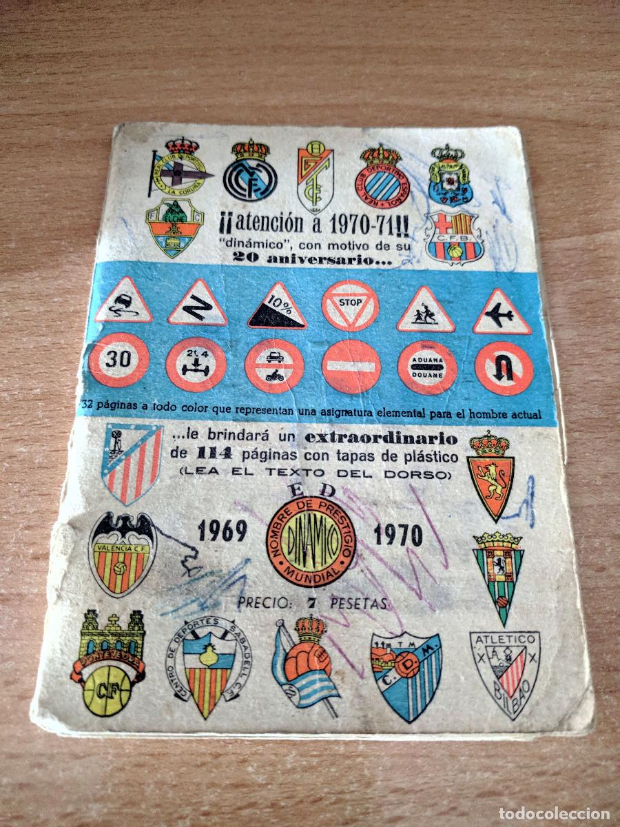 Cromos de f&uacute;tbol: &Aacute;lbum &rdquo;Din&aacute;mico&rdquo; 1969-1970