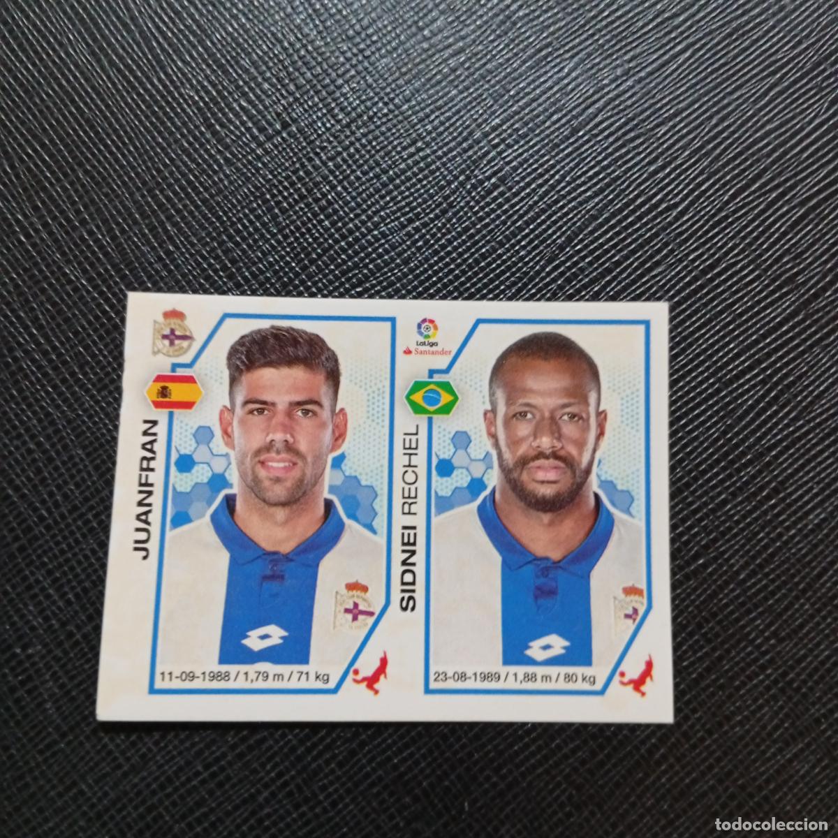 Cromos de f&uacute;tbol: 156 JUANFRAN SIDNEI DEPORTIVO PANINI 2016 2017 CROMO 16 17 FUTBOL - SIN PEGAR - A215 PG16