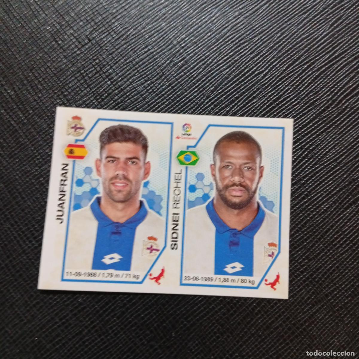 Cromos de f&uacute;tbol: 156 JUANFRAN SIDNEI DEPORTIVO PANINI 2016 2017 CROMO 16 17 FUTBOL - SIN PEGAR - A215 PG16