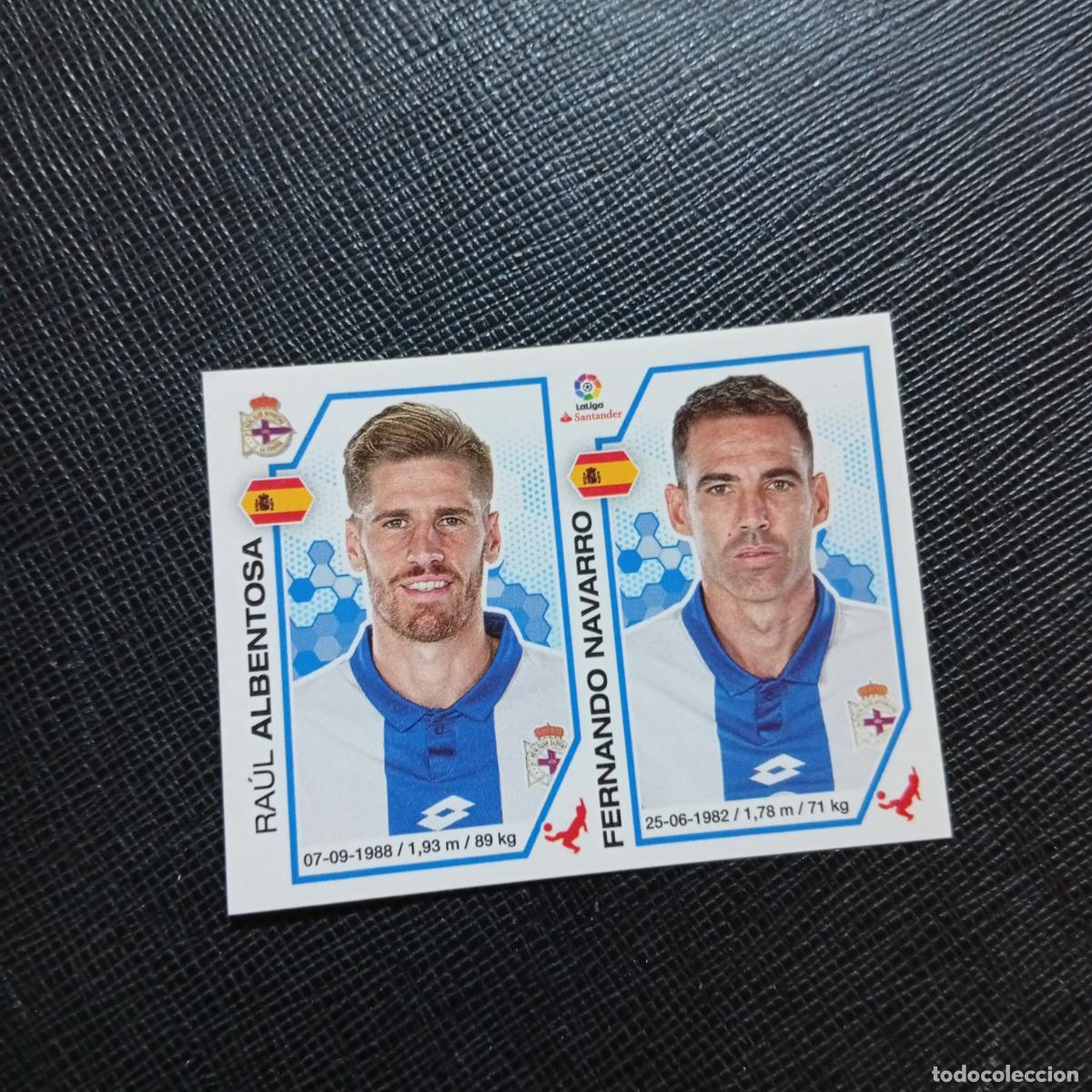 Cromos de f&uacute;tbol: 157 ALBENTOSA FERNANDO NAVARRO DEPORTIVO PANINI 2016 2017 CROMO 16 17 FUTBOL - SIN PEGAR - A215 PG16