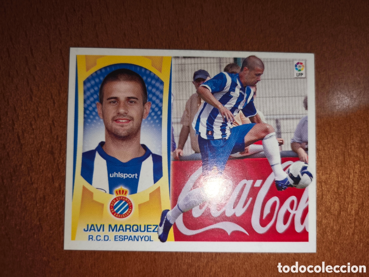 Cromos de f&uacute;tbol: Javi Marquez n&deg;9 B liga este 09/10 Espanyol