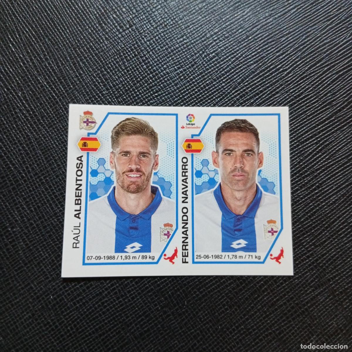 Cromos de f&uacute;tbol: 157 ALBENTOSA FERNANDO NAVARRO DEPORTIVO PANINI 2016 2017 CROMO 16 17 FUTBOL - SIN PEGAR - A215 PG17