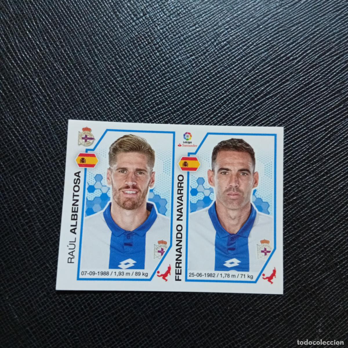 Cromos de f&uacute;tbol: 157 ALBENTOSA FERNANDO NAVARRO DEPORTIVO PANINI 2016 2017 CROMO 16 17 FUTBOL - SIN PEGAR - A215 PG17