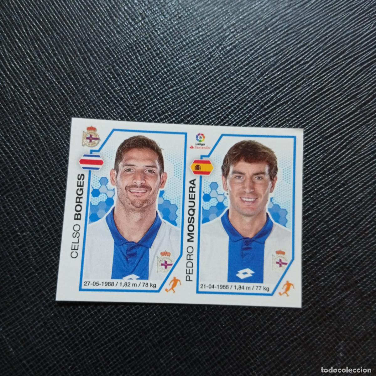 Cromos de f&uacute;tbol: 158 BORGES MOSQUERA DEPORTIVO PANINI 2016 2017 CROMO 16 17 FUTBOL - SIN PEGAR - A215 PG17