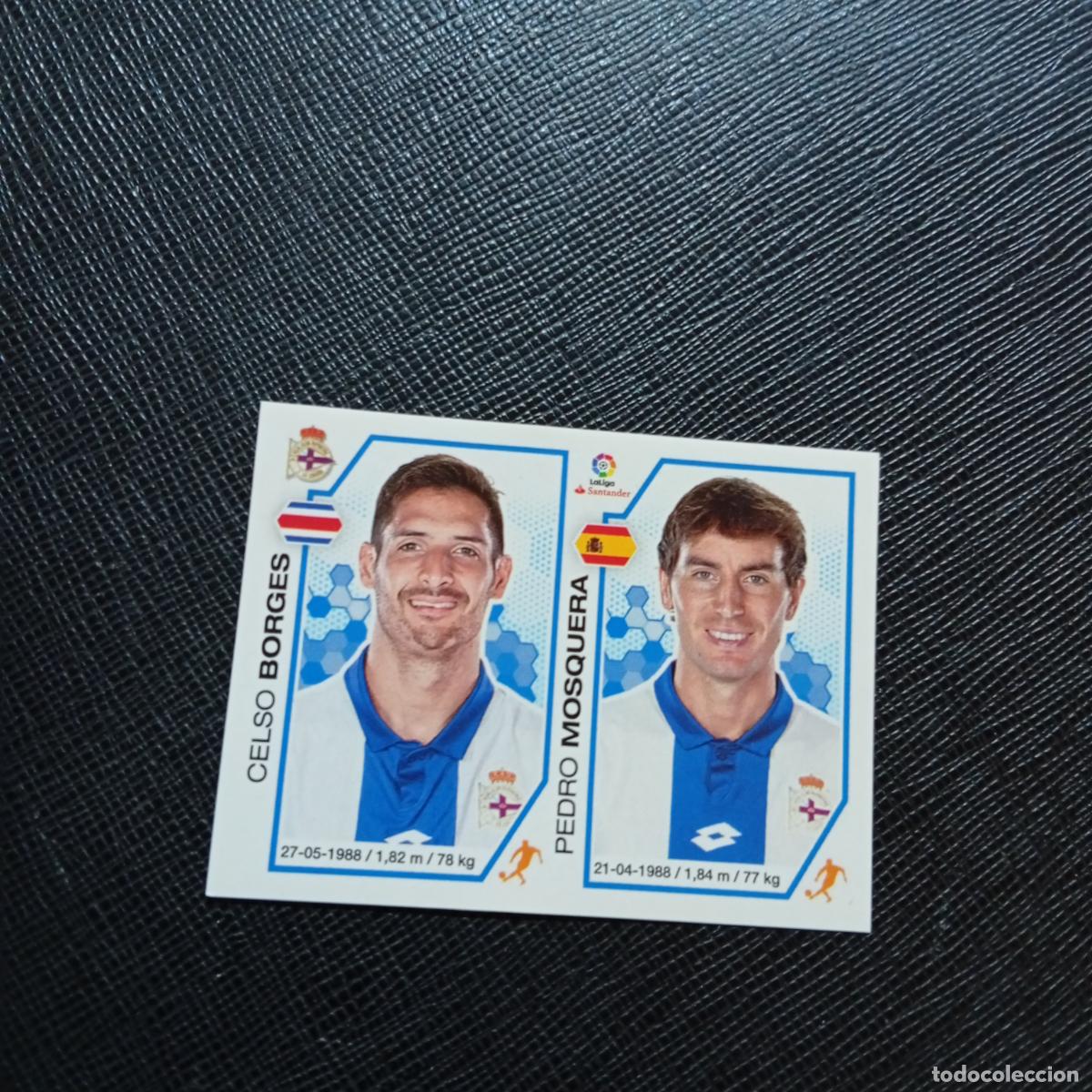 Cromos de f&uacute;tbol: 158 BORGES MOSQUERA DEPORTIVO PANINI 2016 2017 CROMO 16 17 FUTBOL - SIN PEGAR - A215 PG17