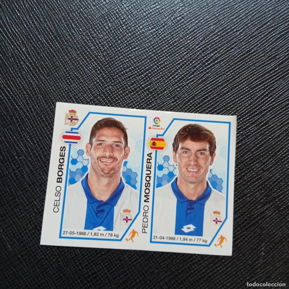 Cromos de f&uacute;tbol: 158 BORGES MOSQUERA DEPORTIVO PANINI 2016 2017 CROMO 16 17 FUTBOL - SIN PEGAR - A215 PG17