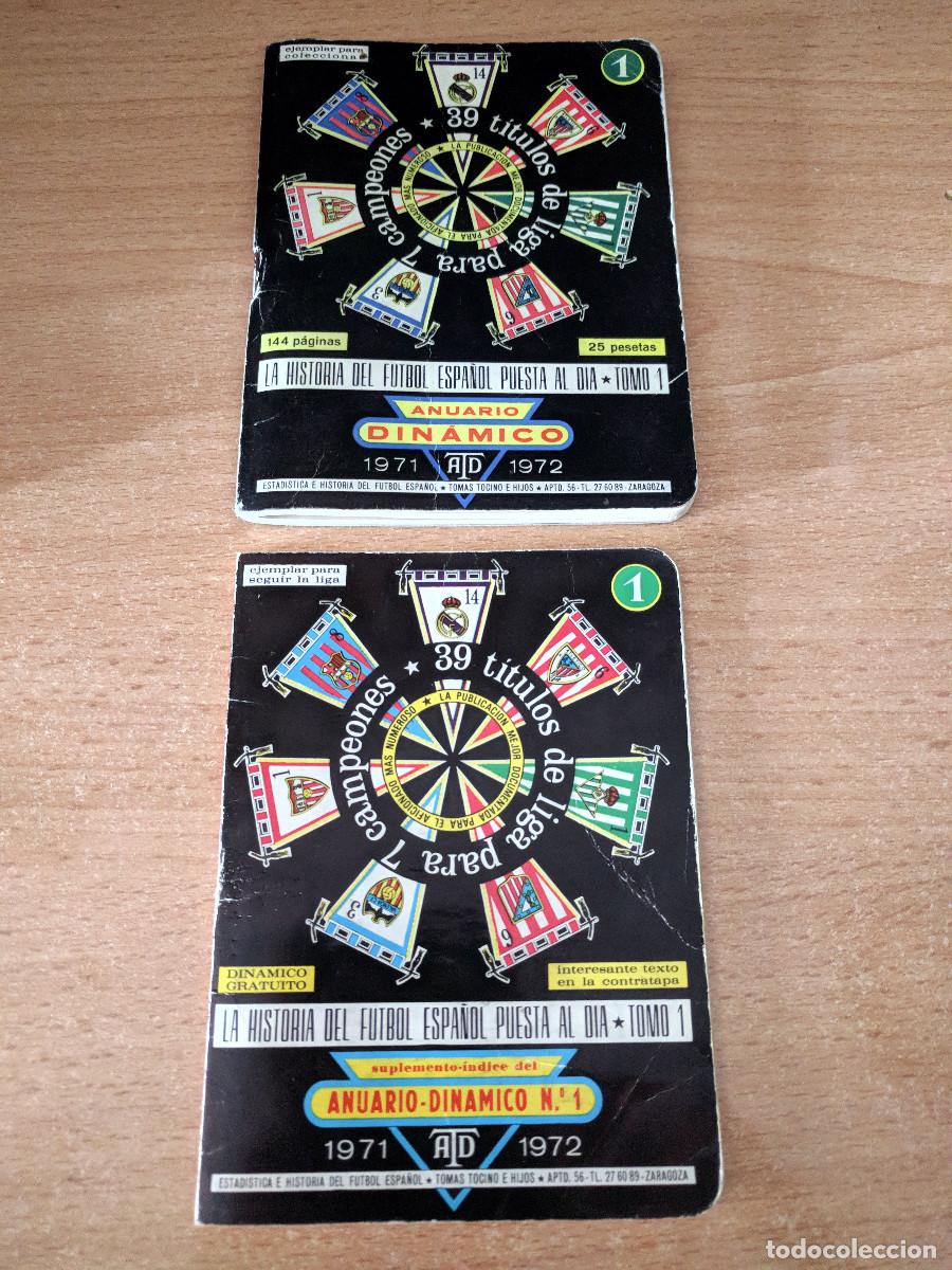 Cromos de f&uacute;tbol: Anuario Din&aacute;mico 1971-1972
