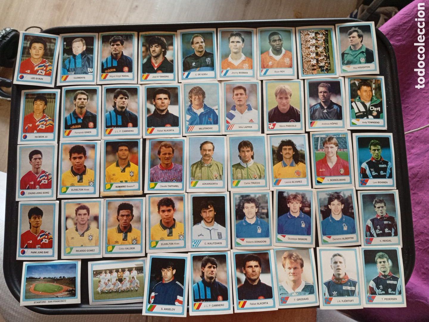 Football Stickers: Lote 44 cromos mundial 94