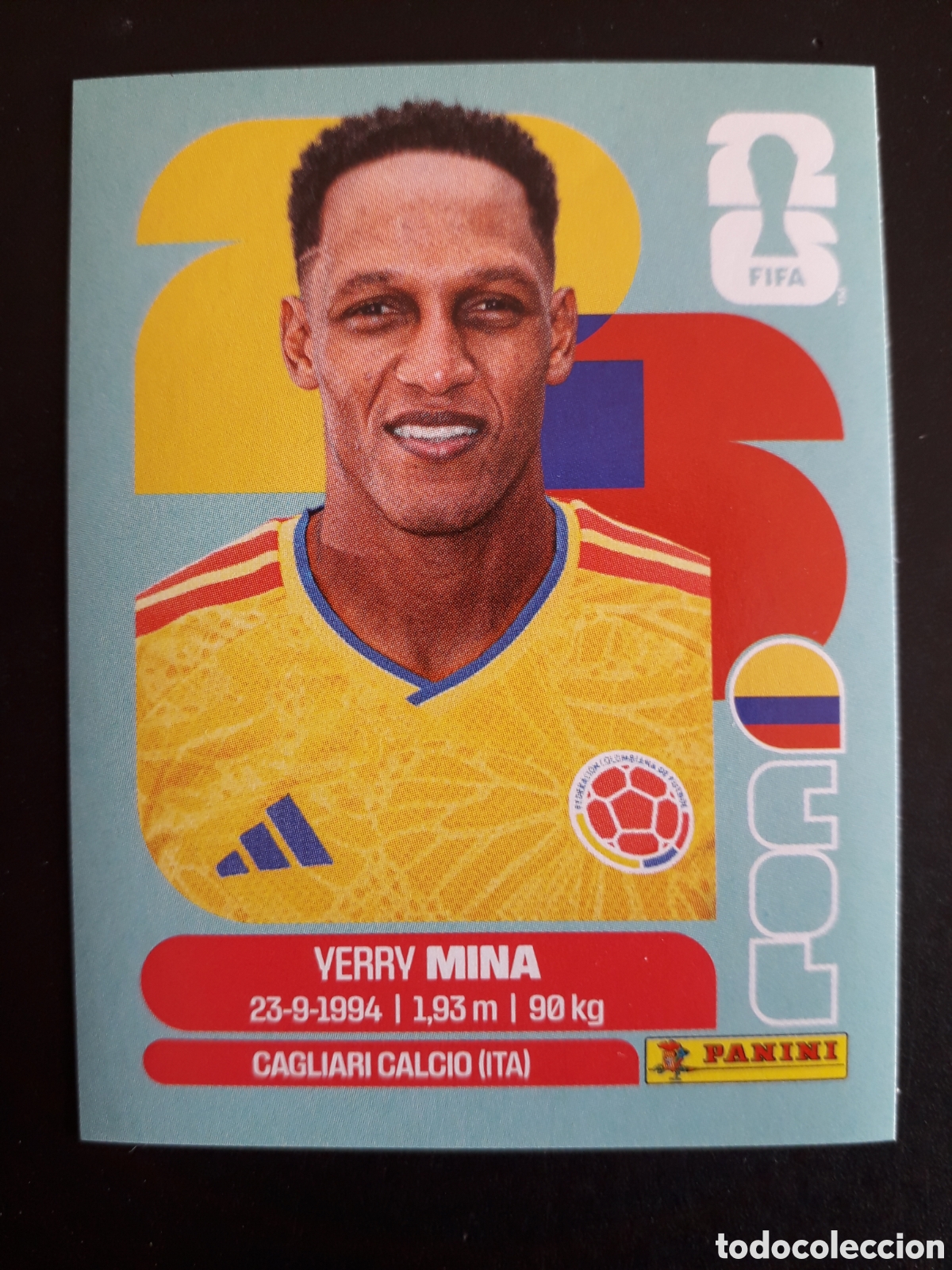 Cromos de f&uacute;tbol: MINA COLOMBIA COL 5 MUNDIAL F&Uacute;TBOL 2026 FIFA WORLD CUP PANINI SIN PEGAR PEDIDO M&Iacute;NIMO 3&euro;