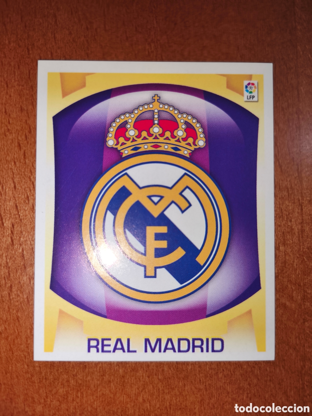 Cromos de f&uacute;tbol: Escudo Real Madrid liga este 09/10