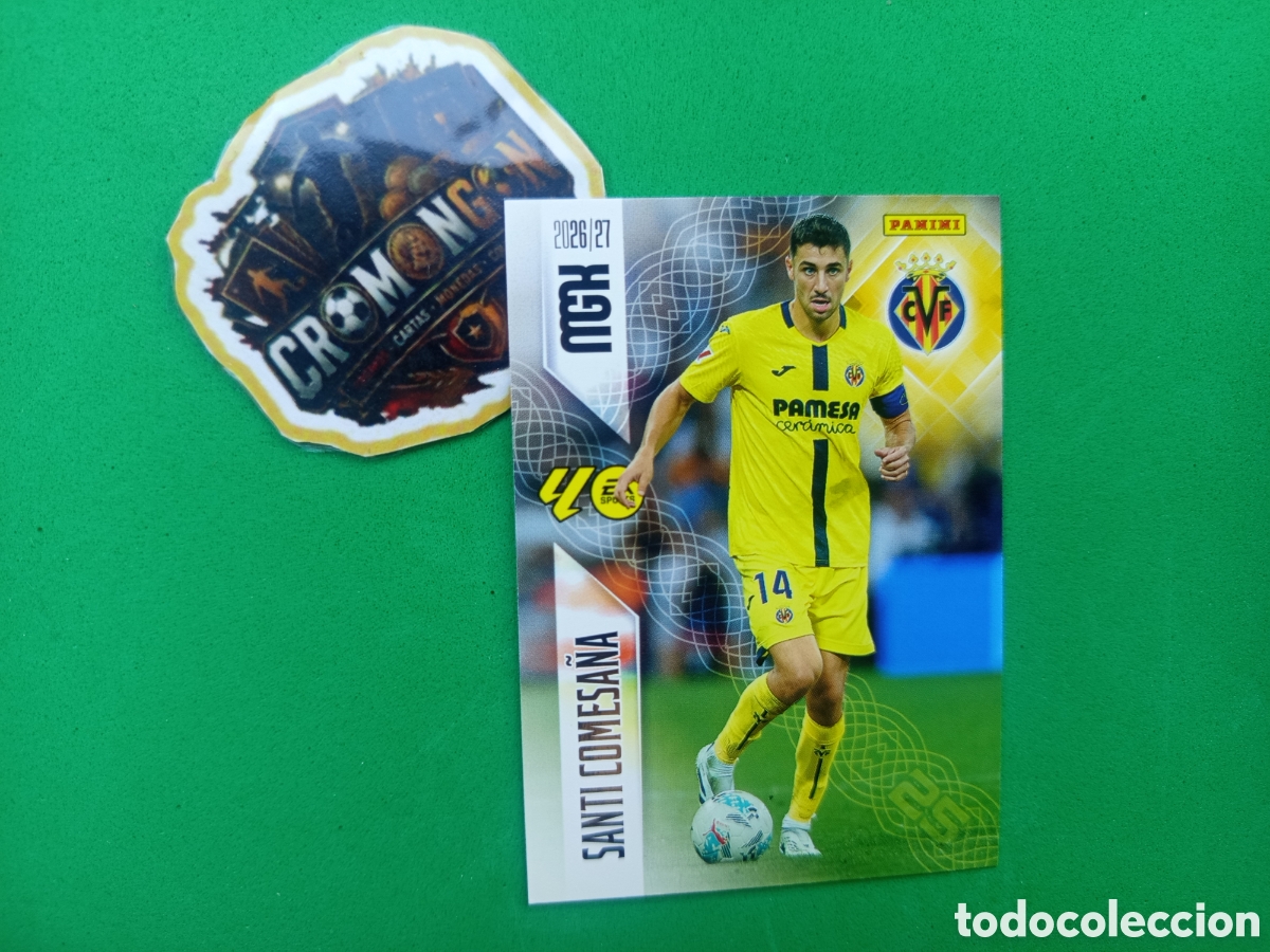 Figurine di Calcio: ❇️ CROMO ⚽ CARD SANTI COMESA&Ntilde;A VILLARREAL 370 MEGACRACKS LIGA 26 27 MGKS 2026 2027 ❇️