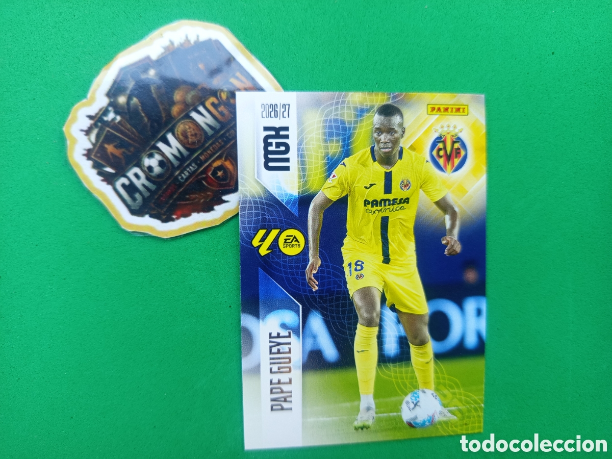 Figurine di Calcio: ❇️ CROMO ⚽ CARD PAPE GUEYE VILLARREAL 372 MEGACRACKS LIGA 26 27 MGKS 2026 2027 ❇️