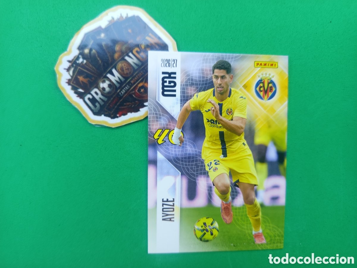 Figurine di Calcio: ❇️ CROMO ⚽ CARD AYOZE VILLARREAL 377 MEGACRACKS LIGA 26 27 MGKS 2026 2027 ❇️