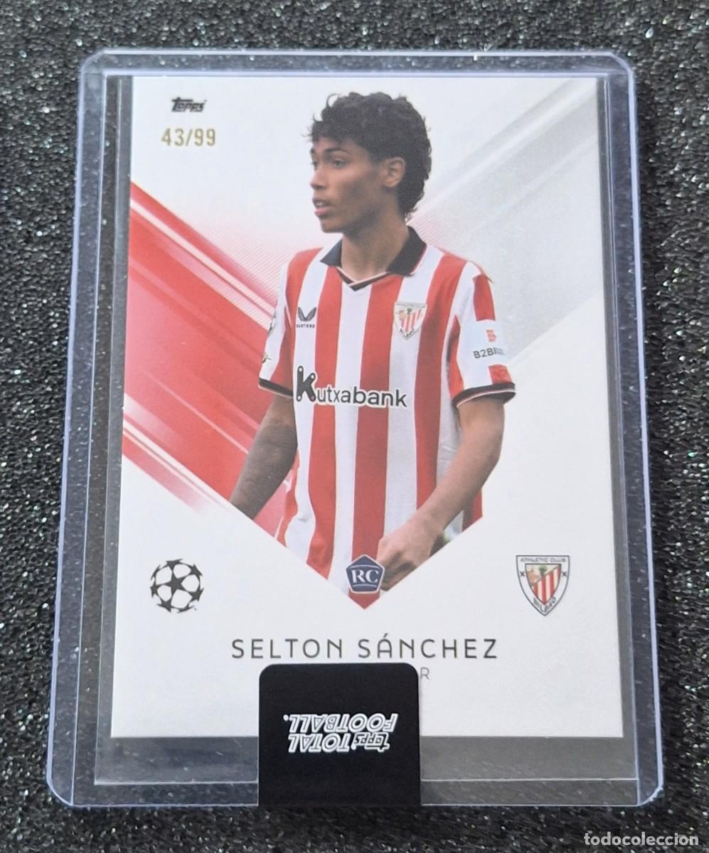 Cromos de f&uacute;tbol: Selton Sanchez Athletic de Bilbao Topps Total Football 43/99 Rookie RC