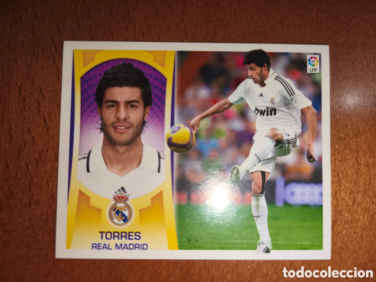 Cromos de f&uacute;tbol: Torres n&deg;6 A liga este 09/10 Real Madrid
