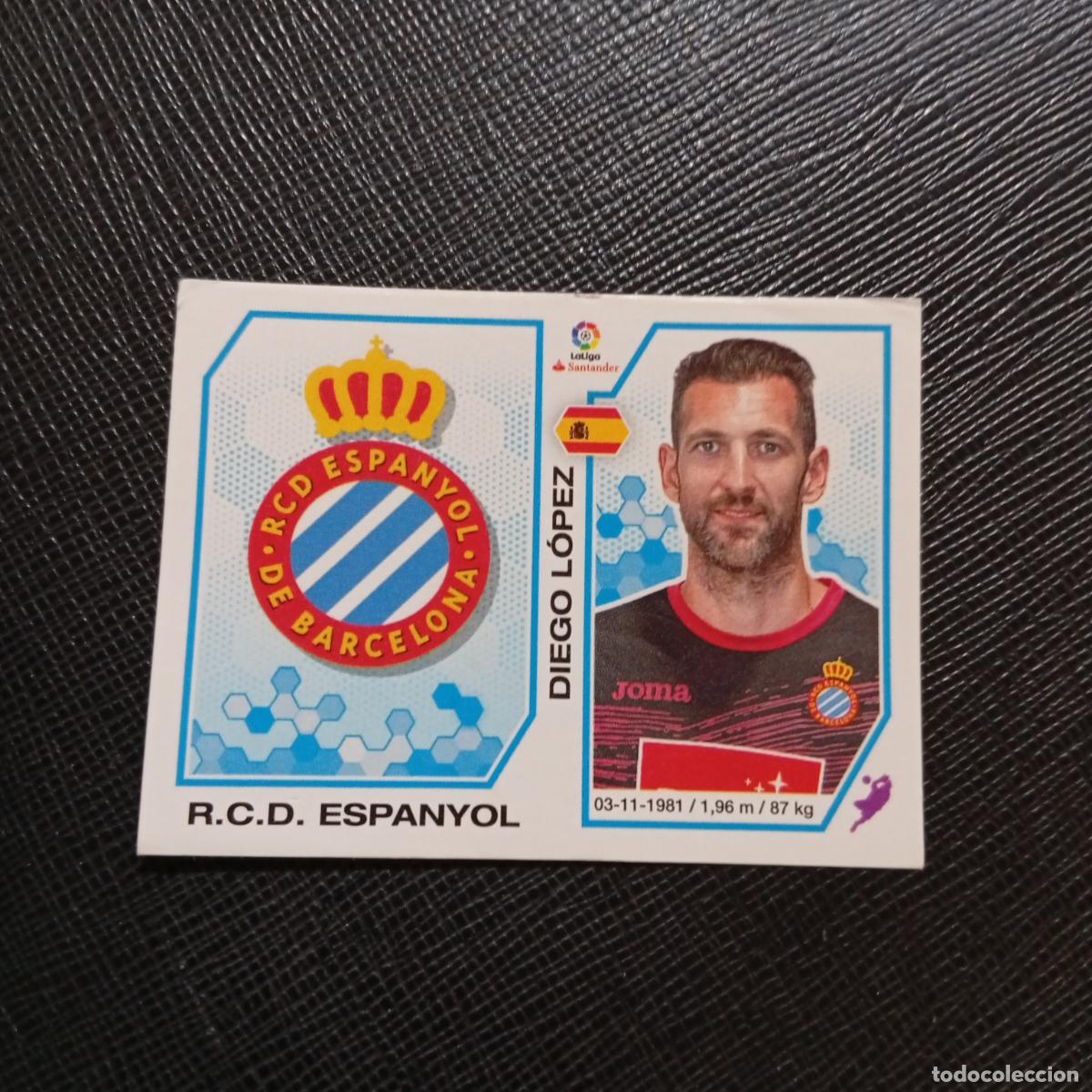 Cromos de f&uacute;tbol: 167 ESCUDO DIEGO LOPEZ ESPA&Ntilde;OL PANINI 2016 2017 CROMO 16 17 FUTBOL - SIN PEGAR - A215 PG18