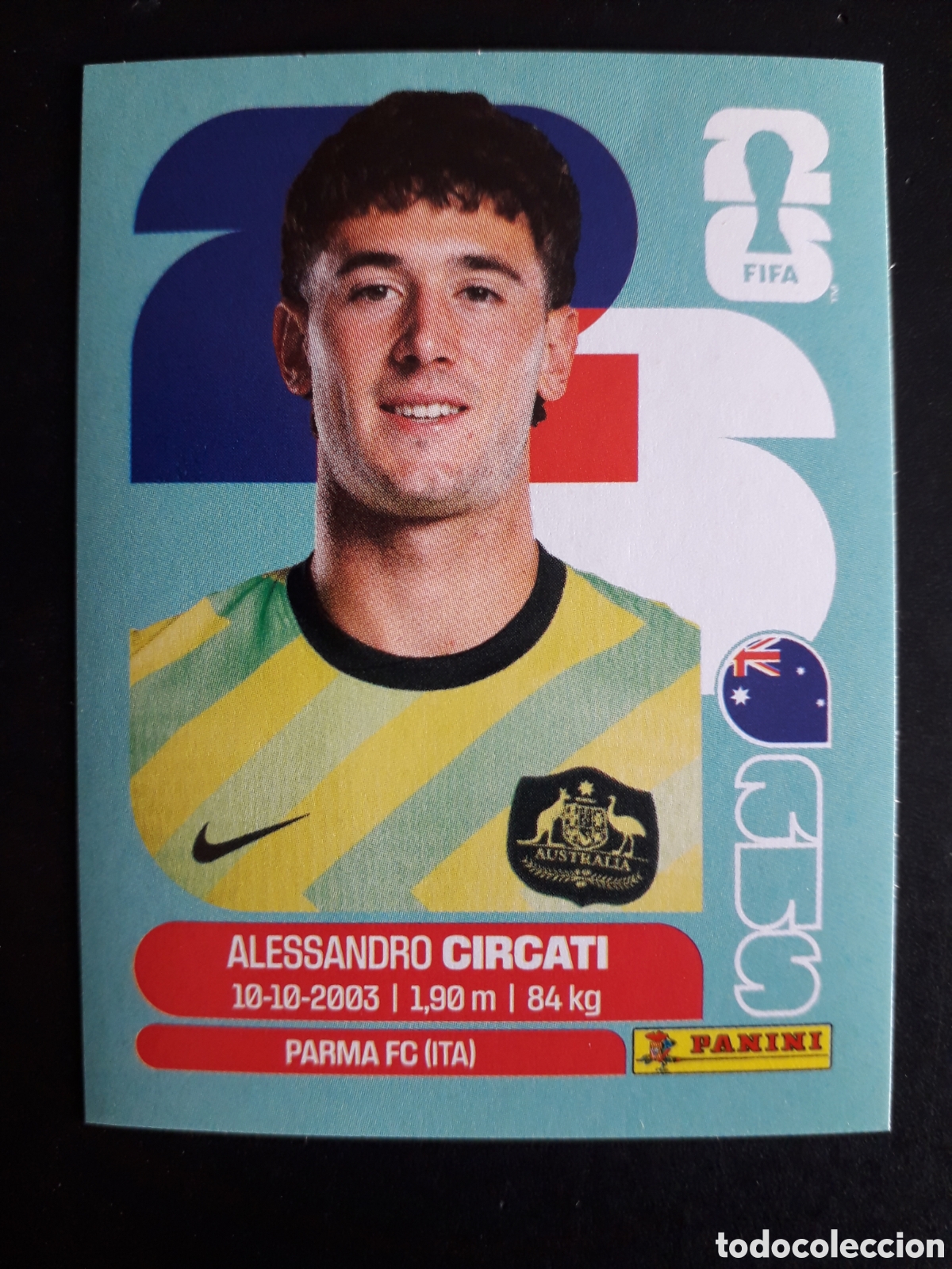 Cromos de f&uacute;tbol: CIRCATI AUSTRALIA AUS 5 MUNDIAL F&Uacute;TBOL 2026 FIFA WORLD CUP PANINI SIN PEGAR PEDIDO M&Iacute;NIMO 3&euro;