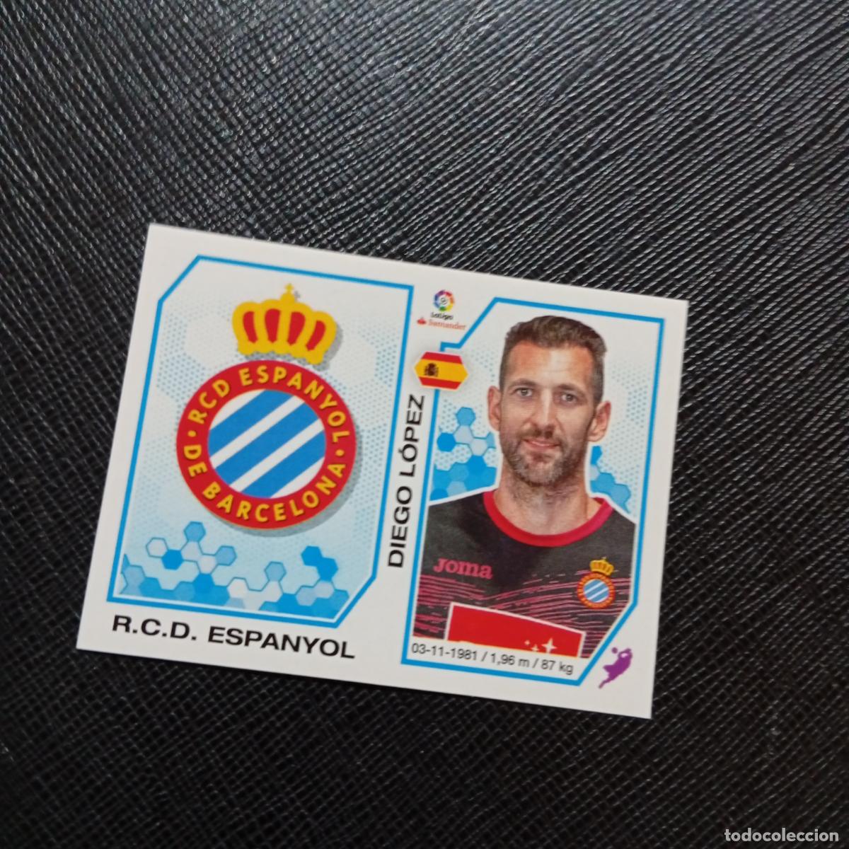 Cromos de f&uacute;tbol: 167 ESCUDO DIEGO LOPEZ ESPA&Ntilde;OL PANINI 2016 2017 CROMO 16 17 FUTBOL - SIN PEGAR - A215 PG18