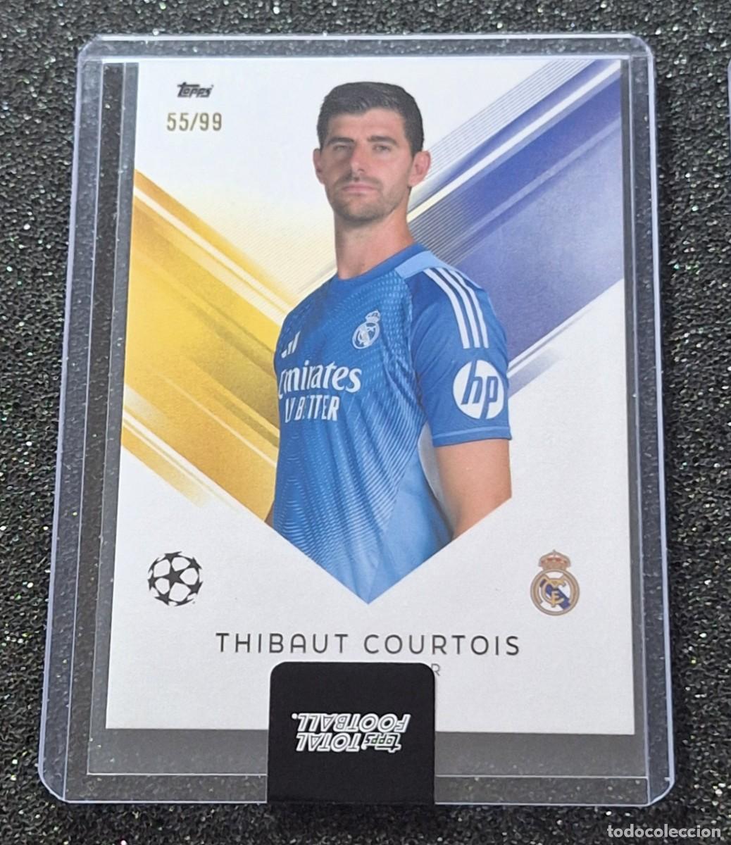 Cromos de f&uacute;tbol: Thibaut Courtois Real Madrid Topps Total Football 55/99