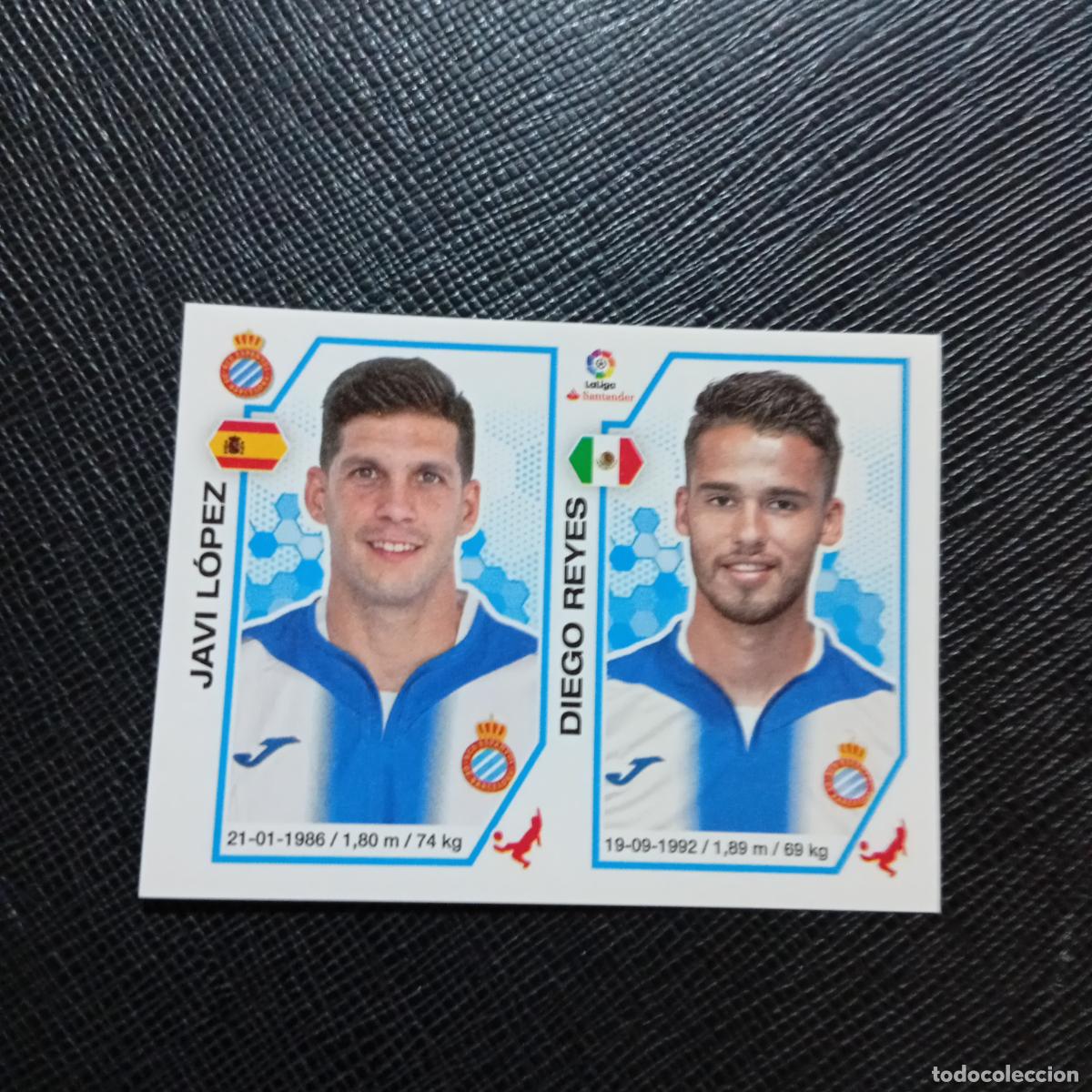 Cromos de f&uacute;tbol: 168 JAVI LOPEZ DIEGO REYES ESPA&Ntilde;OL PANINI 2016 2017 CROMO 16 17 FUTBOL - SIN PEGAR - A215 PG18