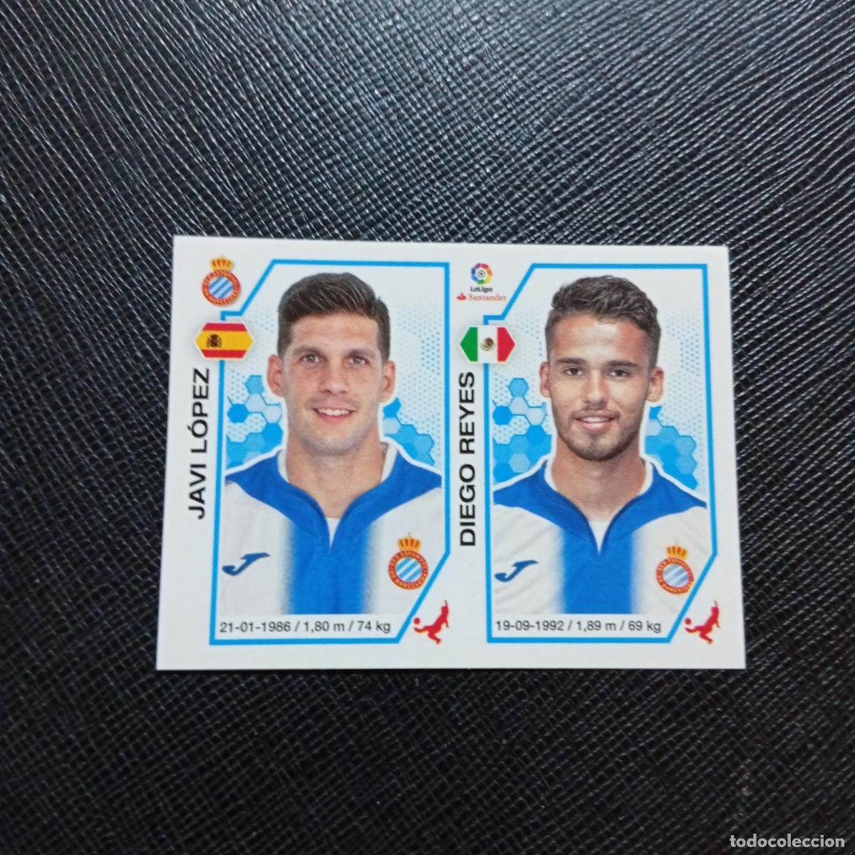 Cromos de f&uacute;tbol: 168 JAVI LOPEZ DIEGO REYES ESPA&Ntilde;OL PANINI 2016 2017 CROMO 16 17 FUTBOL - SIN PEGAR - A215 PG18