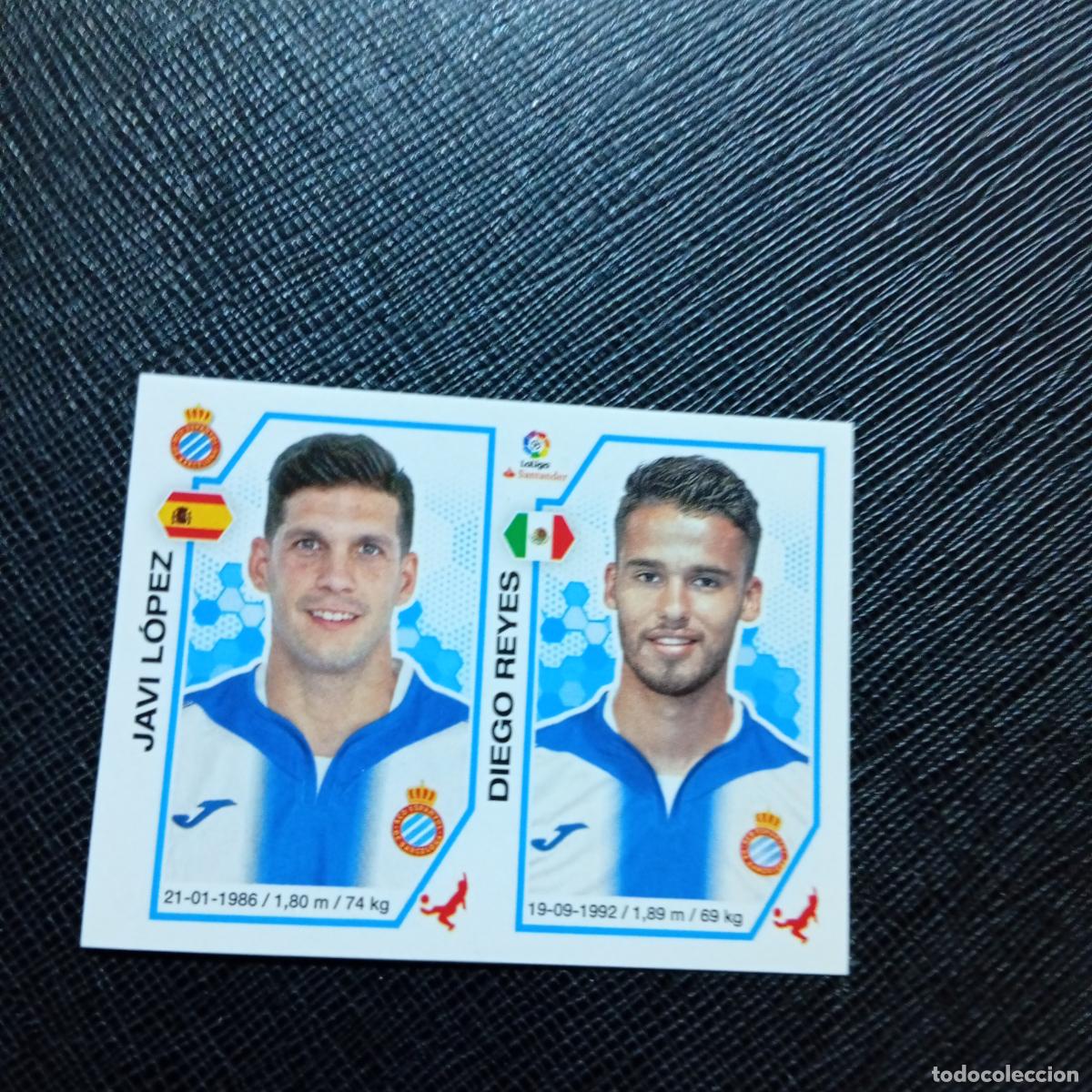 Cromos de f&uacute;tbol: 168 JAVI LOPEZ DIEGO REYES ESPA&Ntilde;OL PANINI 2016 2017 CROMO 16 17 FUTBOL - SIN PEGAR - A215 PG18