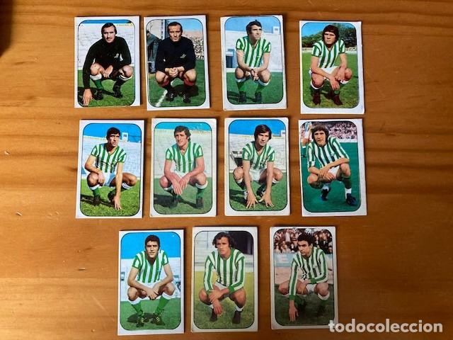 Football Stickers: LOTE 12 CROMOS BETIS 76 77 ESTE RECUPERADOS (+ Benitez que no sale en la foto)