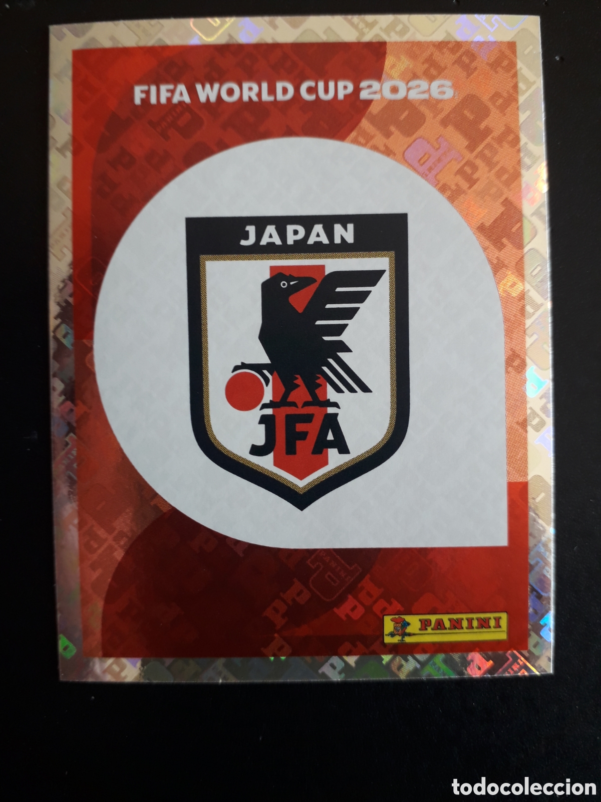 Cromos de f&uacute;tbol: ESCUDO JAP&Oacute;N JPN 1 MUNDIAL F&Uacute;TBOL 2026 FIFA WORLD CUP PANINI SIN PEGAR PEDIDO M&Iacute;NIMO 3&euro;