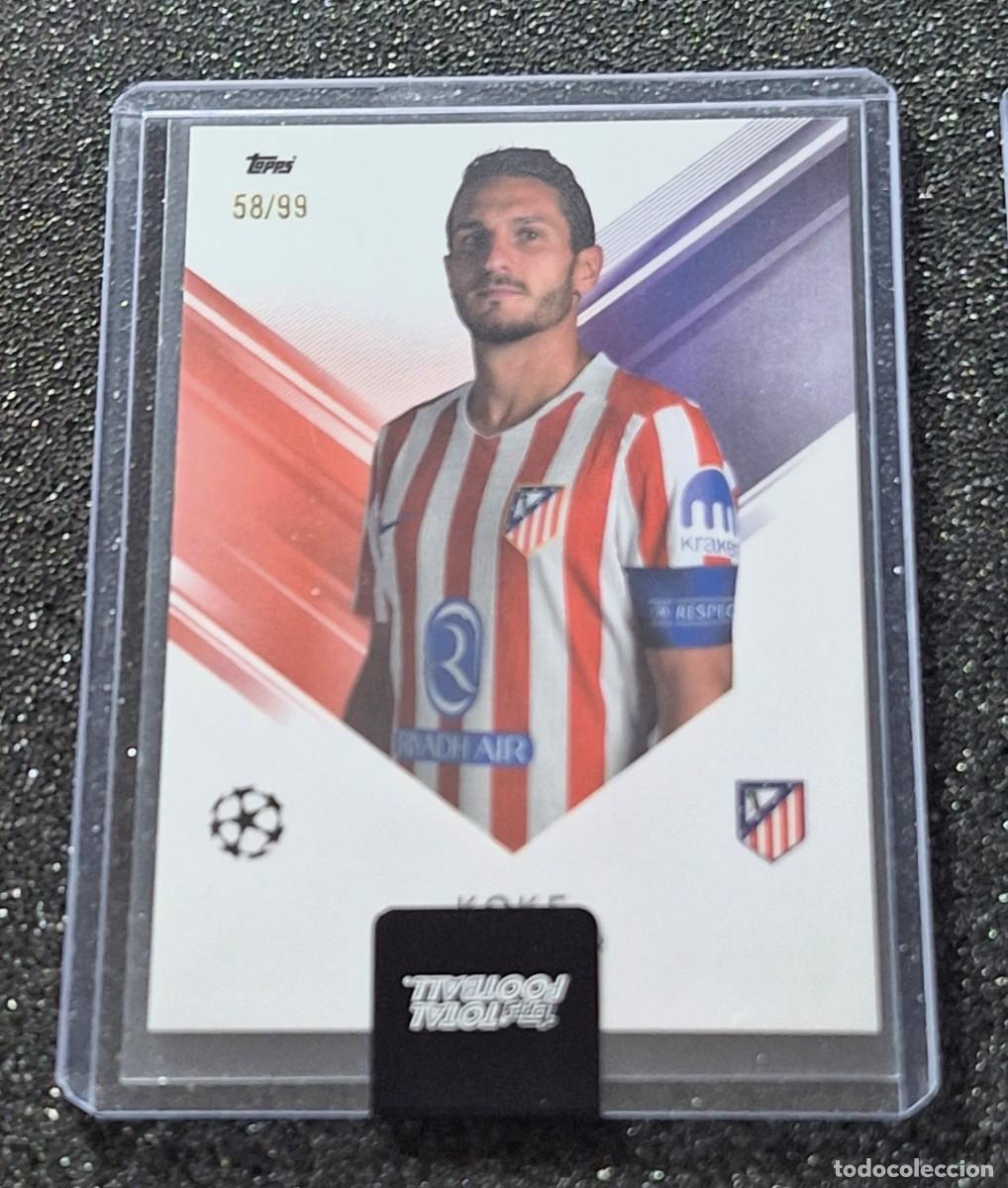 Cromos de f&uacute;tbol: Koke Atletico Madrid Topps Total Football 58/99