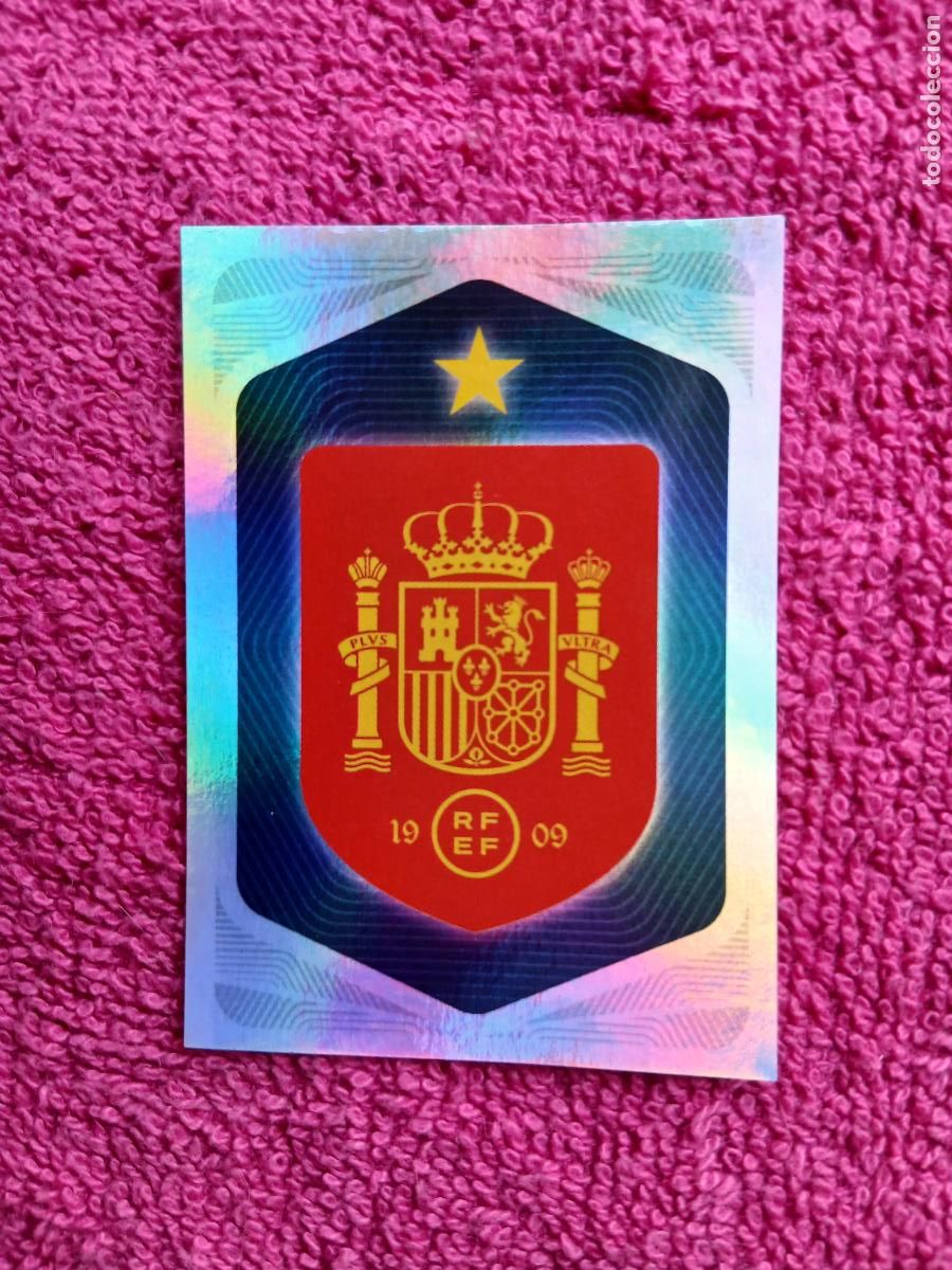 Cromos de f&uacute;tbol: espa&ntilde;a 2026 1 escudo selecci&oacute;n espa&ntilde;ola panini carrefour family mundial de futbol (I)