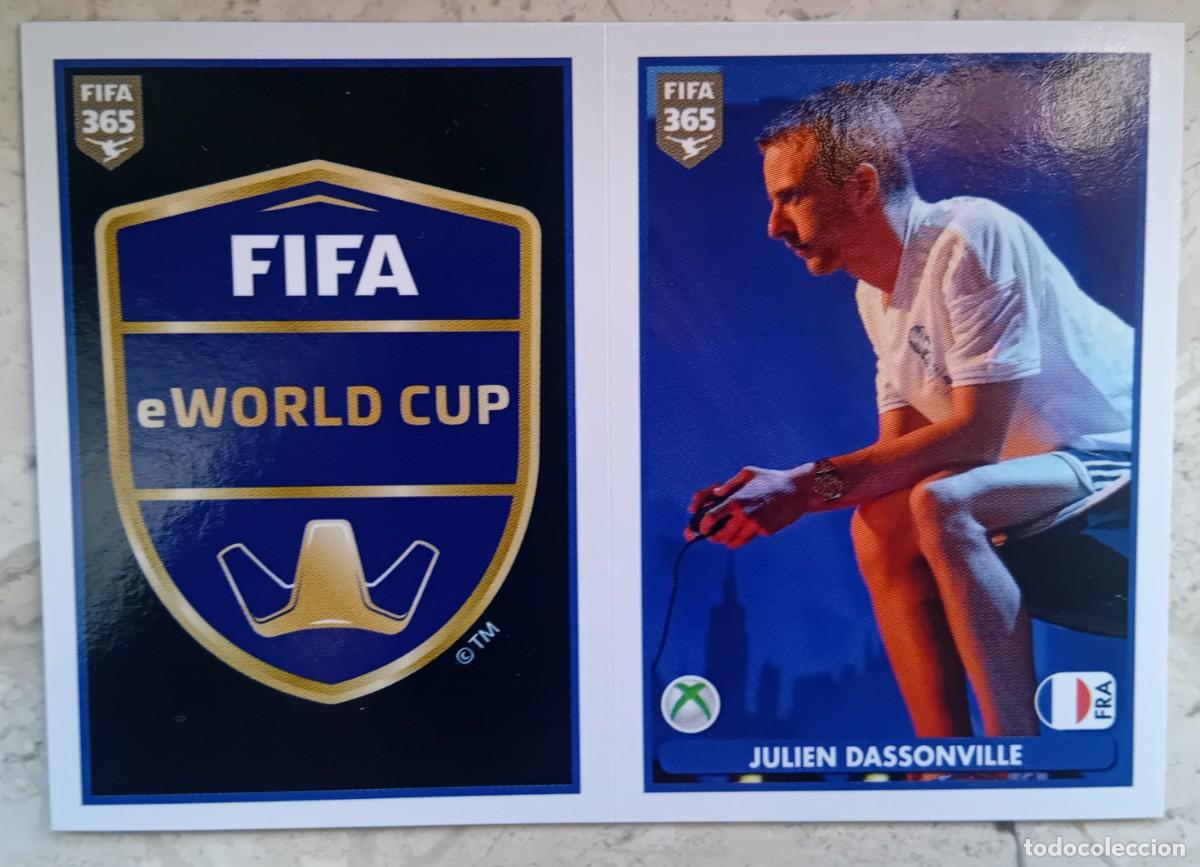 Cromos de f&uacute;tbol: Figurina Panini 2020-21 Cromo Fifa 365 2021 Logo Fifa eWorld Cup Julien Dassonville n 16