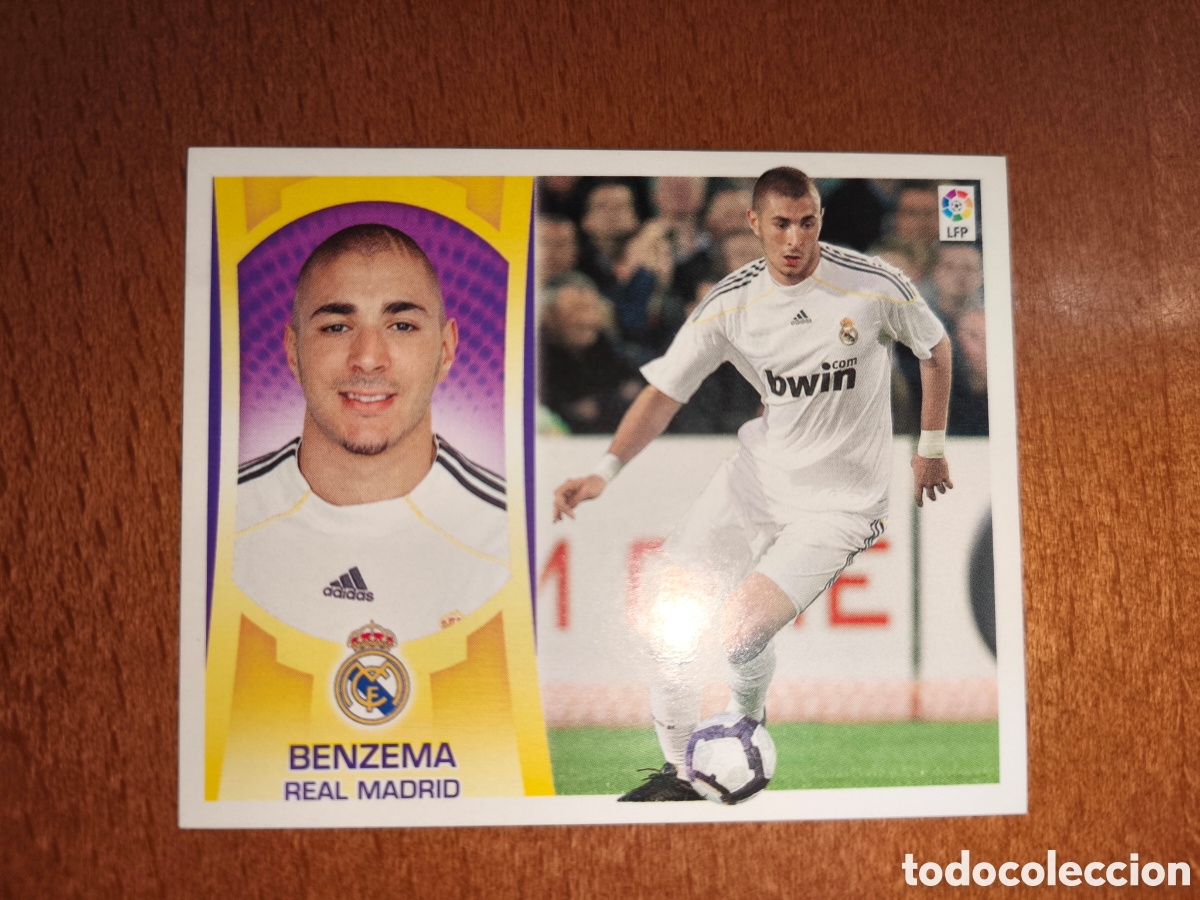 Cartes &agrave; collectionner de Football: Benzema n&deg;16 liga este 09/10 Real Madrid