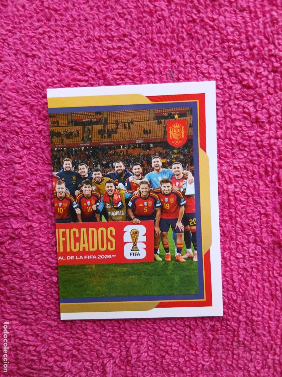 Cromos de f&uacute;tbol: espa&ntilde;a 2026 3 plantilla selecci&oacute;n espa&ntilde;ola panini carrefour family mundial de futbol (j)
